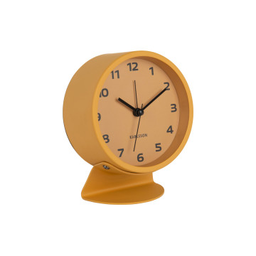 Karlsson Cool Retro KA6082YE – dizajnový retro budík s tichým chodom